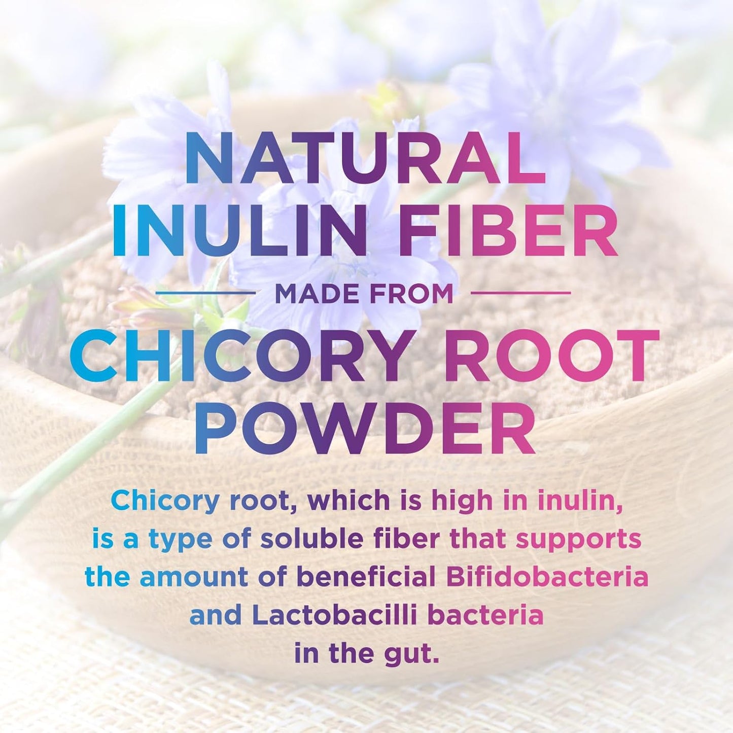 Plant-Based Soluble Fiber Gummies for Adults - 4g Daily Fiber Supplement for Digestive Health - Non-GMO Prebiotic Support - 60 Gummies