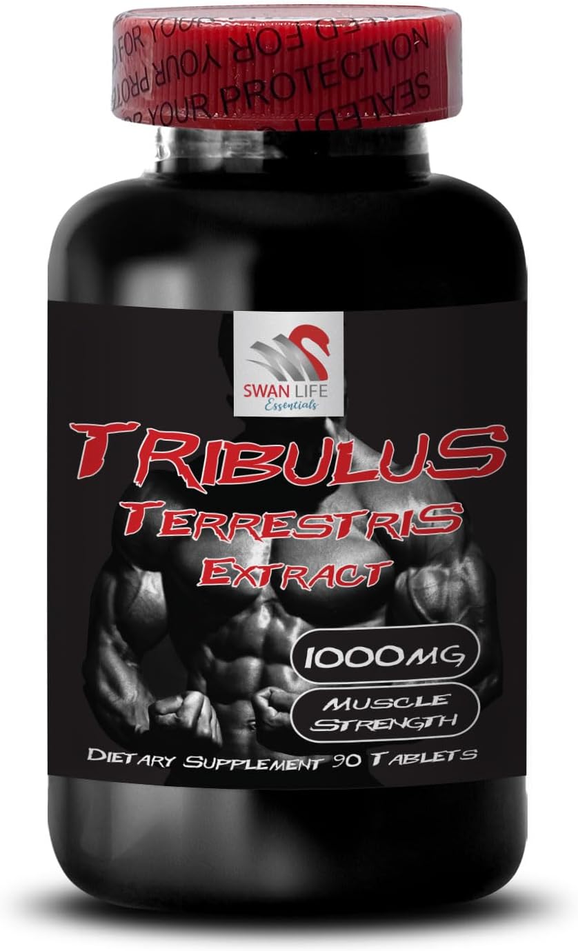 Plant-Based Stamina Boost: SWAN LIFE ESSENTIALS Tribulus Terrestris Extract for Strength, Activity, and Energy Optimization - 90 Tablets