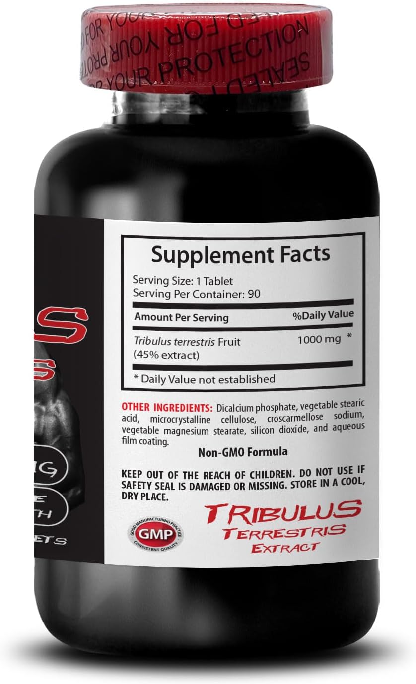 Plant-Based Stamina Boost: SWAN LIFE ESSENTIALS Tribulus Terrestris Extract for Strength, Activity, and Energy Optimization - 90 Tablets
