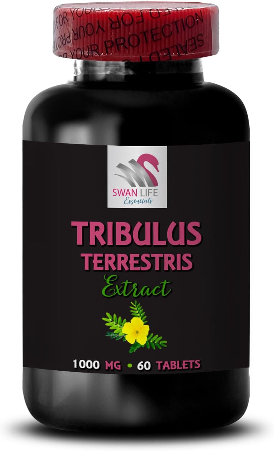 Plant-Based Stamina Power with Tribulus Terrestris Extracts - Energy Support Formula for Active Life - 60 Tablets