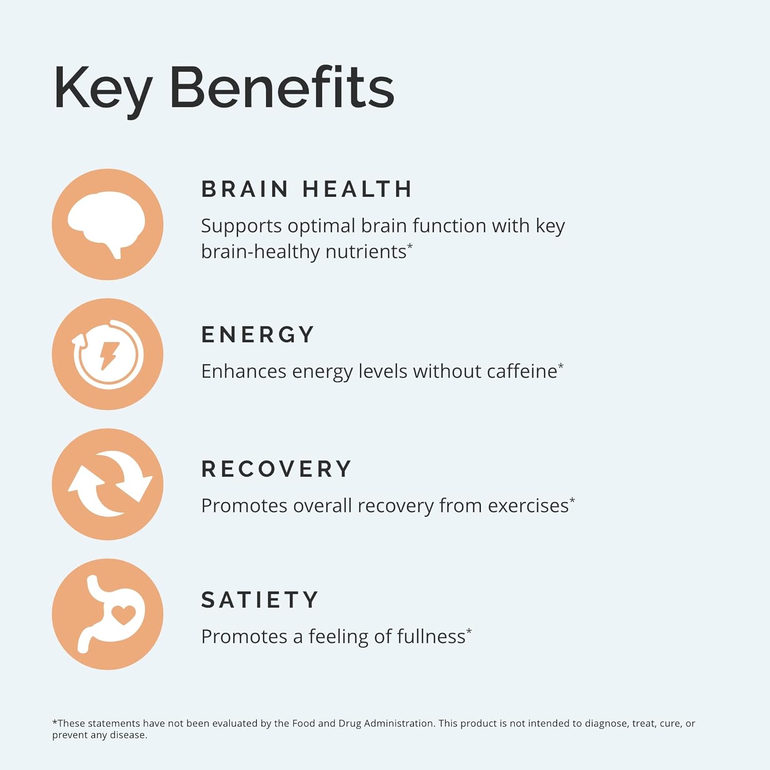 Plant-Based Vanilla Protein Powder for Energy & Recovery - 30 Servings - BrainMD Dr Amen Omni Protein - Vegan & Gluten Free