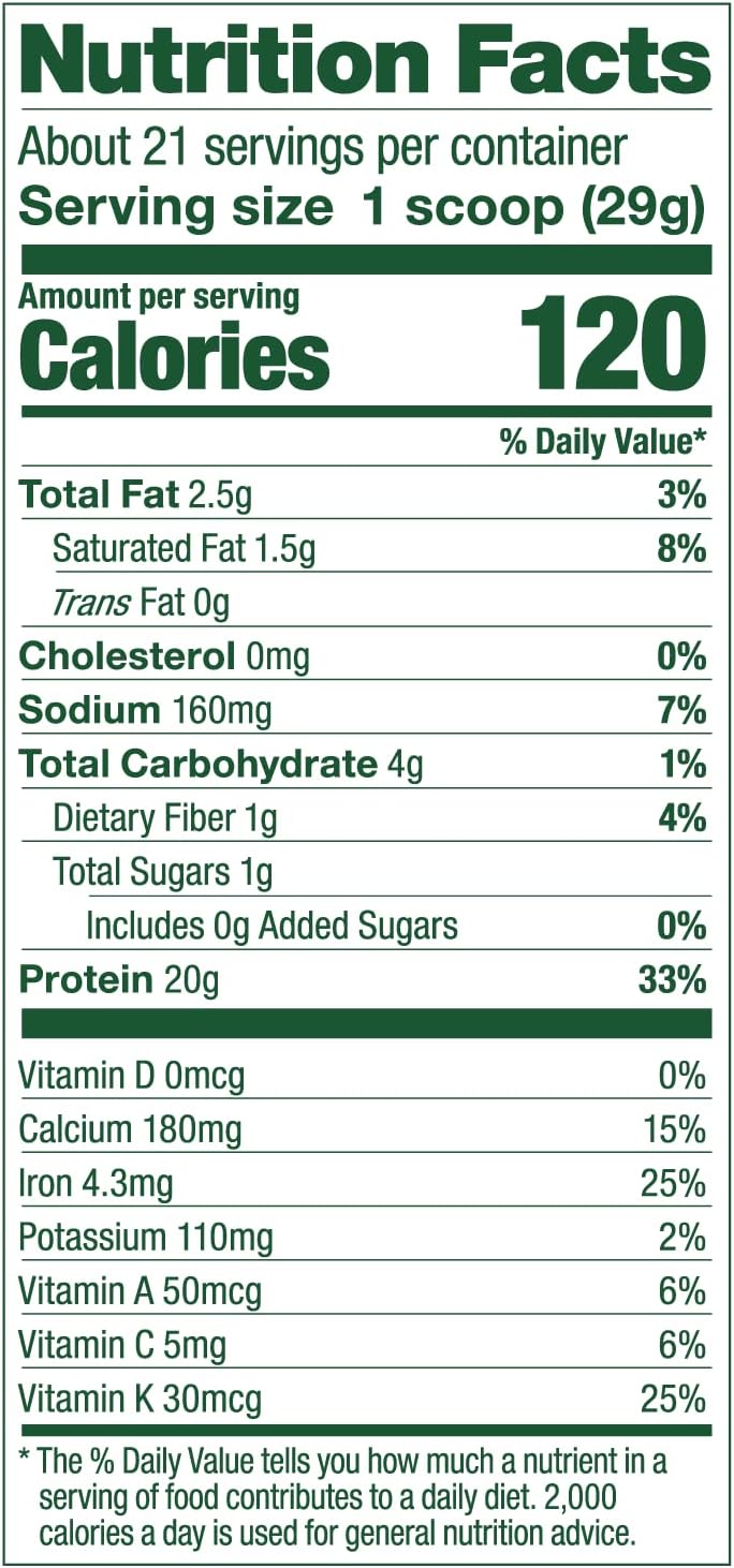 Plant-Based Vega Protein and Greens Powder, Berry Flavor - 20g Protein with Veggies, Vegan, Non-GMO, Pea Protein - 1.2 lbs