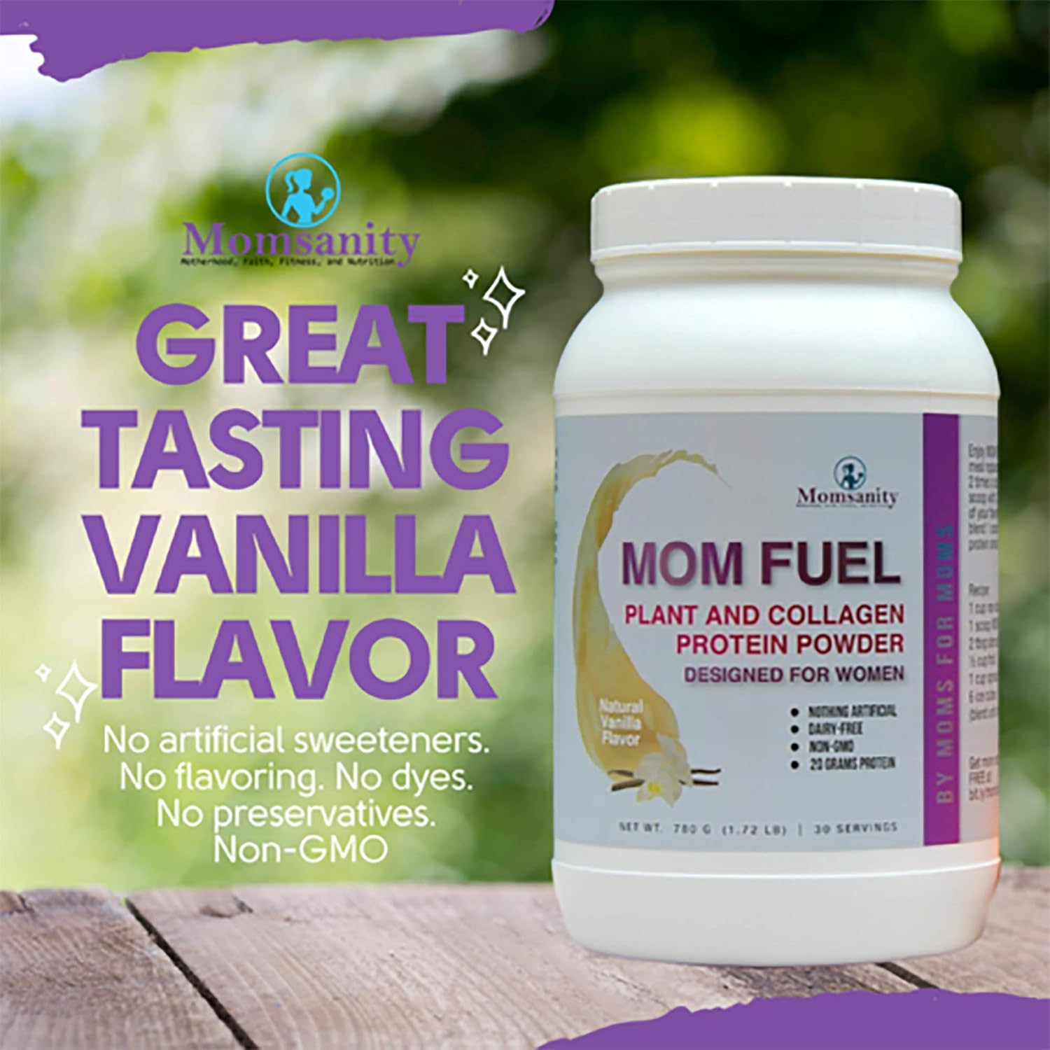 Plant & Collagen Protein Powder for Women - Dairy Free Meal Replacement with 20g Protein (Dutch Chocolate + Vanilla)