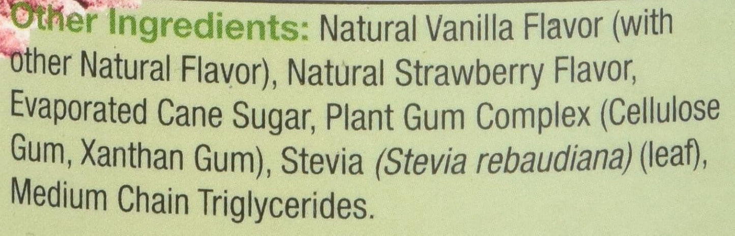 Plant Head Protein by Genceutic Naturals: Best Tasting Strawberry Raw Vegan Supplement - Gluten, Soy, Dairy, GMO Free - 30 Servings (1.8 lbs)