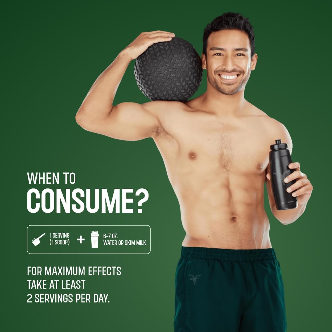 Plant Protein with Superfood PHYCOCYANIN & Ayurvedic Herbs for Muscle Support & Recovery, Madagascar Vanilla, 2Lb