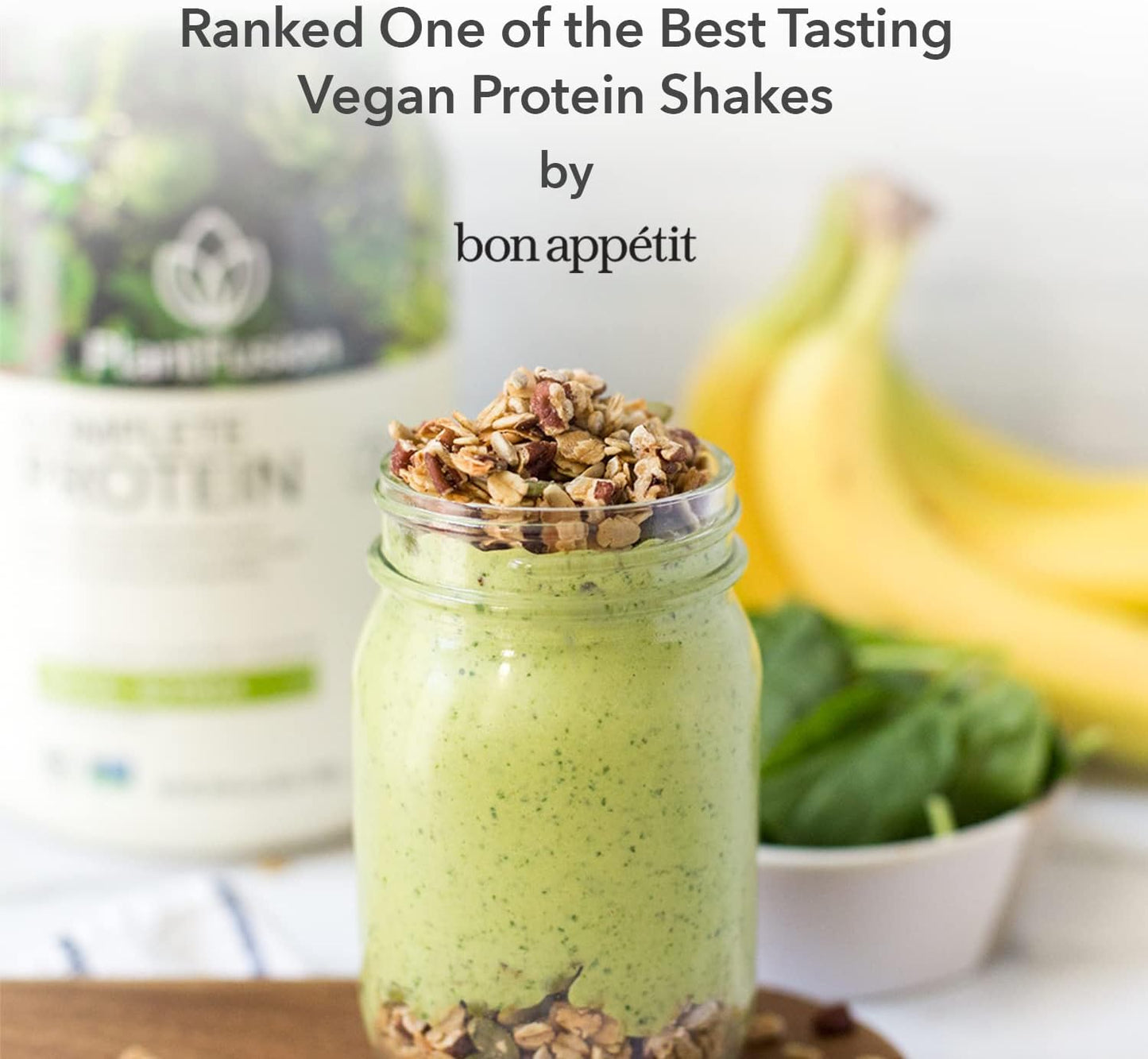 PlantFusion Complete Vegan Protein Powder - BCAA & Digestive Enzyme Blend - Keto, Gluten Free, Non-Dairy, Non-GMO - Natural Ingredients - 5 lb Bulk Size