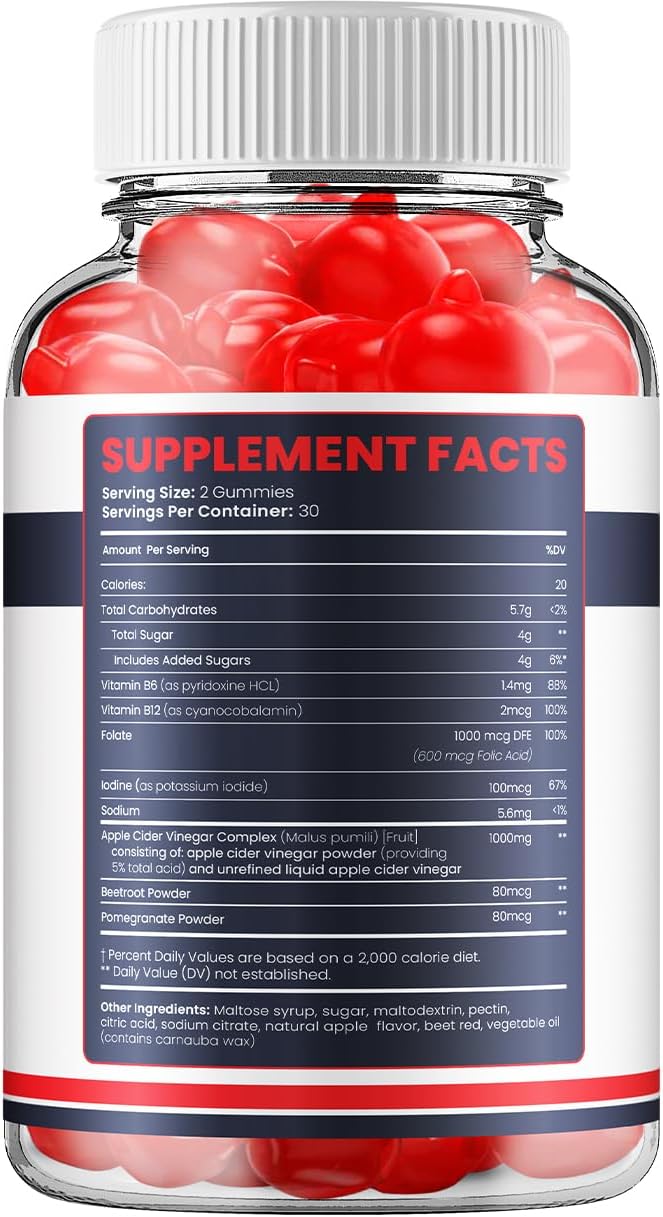 Platinum Keto Plus ACV Gummies - 2 Pack of Advanced Formula Apple Cider Vinegar Supplement for Men and Women (120 Gummies)