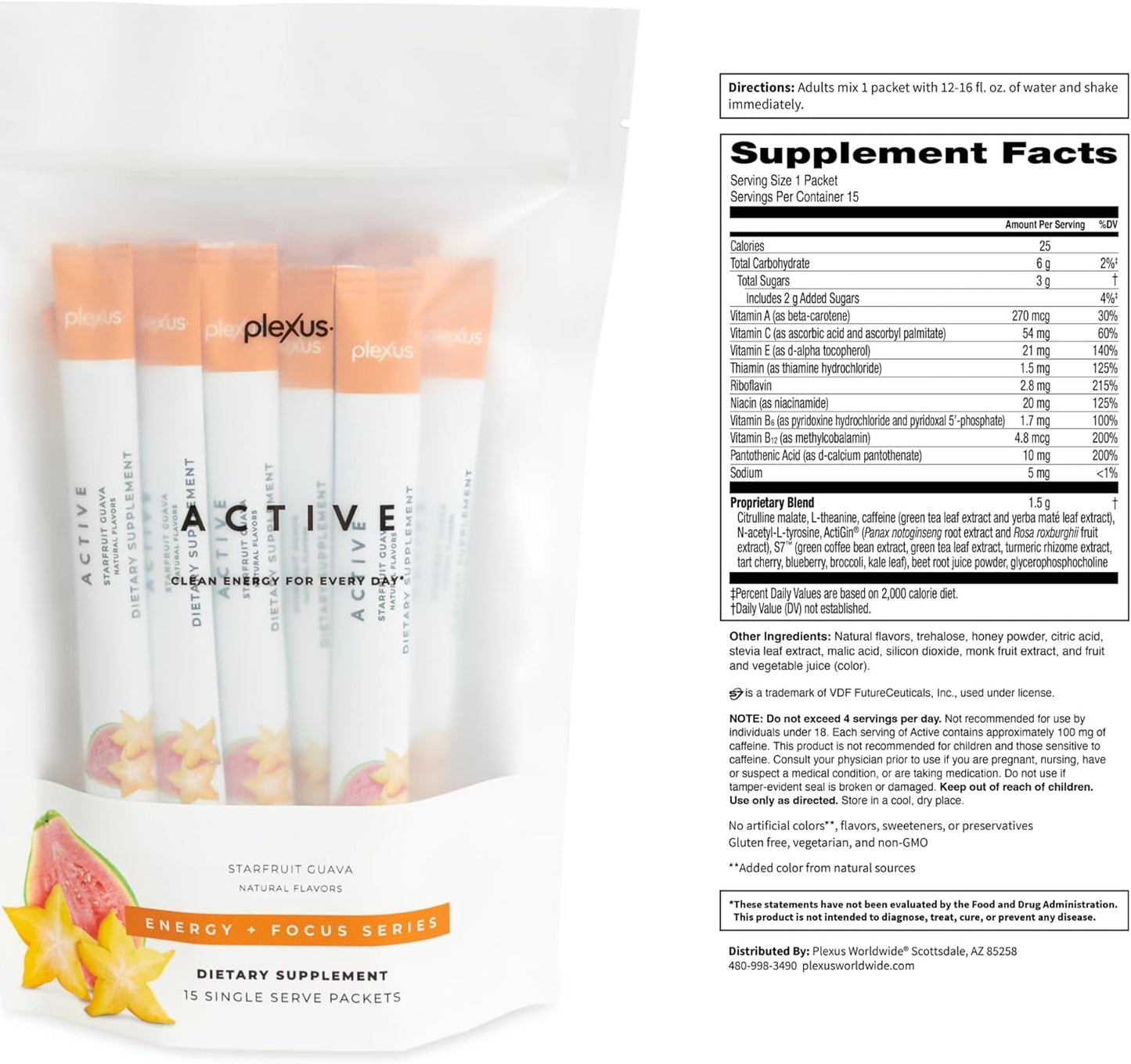Plexus Active® Starfruit Guava: Energizing Supplement for Overall Wellness