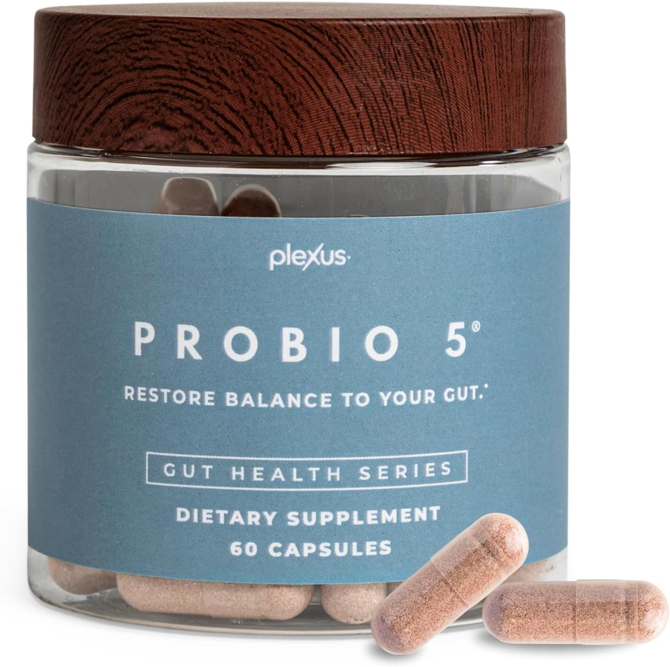 Plexus ProBio 5 Capsules - 60 Count - Supports Gut Health and Digestive Balance