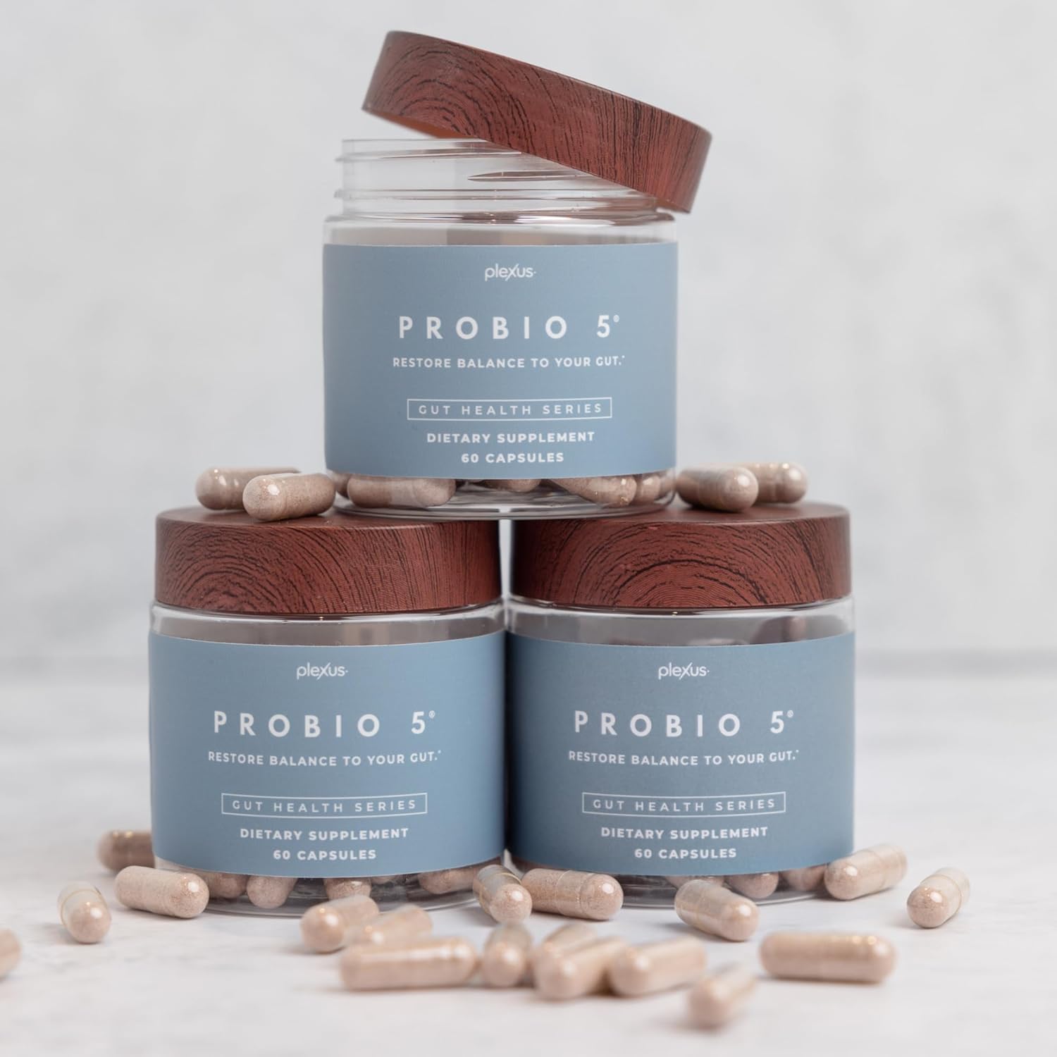 Plexus ProBio 5 Capsules - 60 Count - Supports Gut Health and Digestive Balance