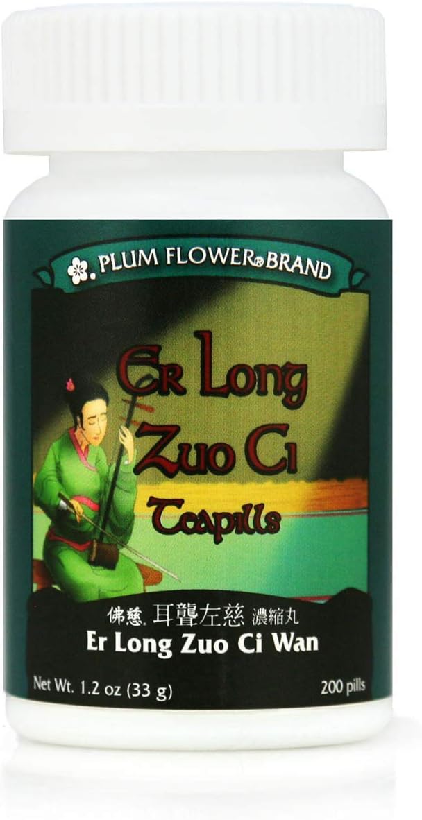 Plum Flower Er Long Zuo Ci Wan - 200 ct, Traditional Chinese Herbal Supplement