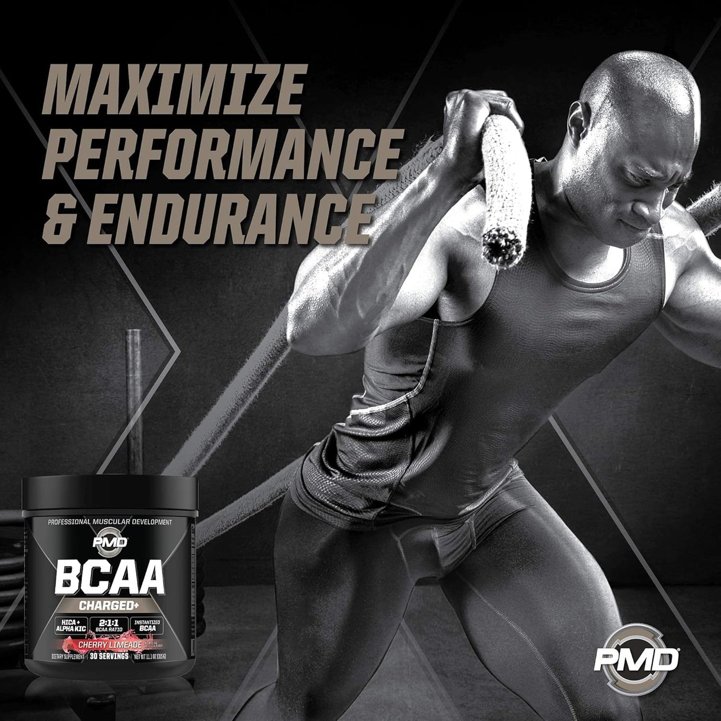 PMD Sports CG5 Creatine & L-Glutamine + BCAA Cherry Limeade Combo - 90 Servings for Recovery & Performance