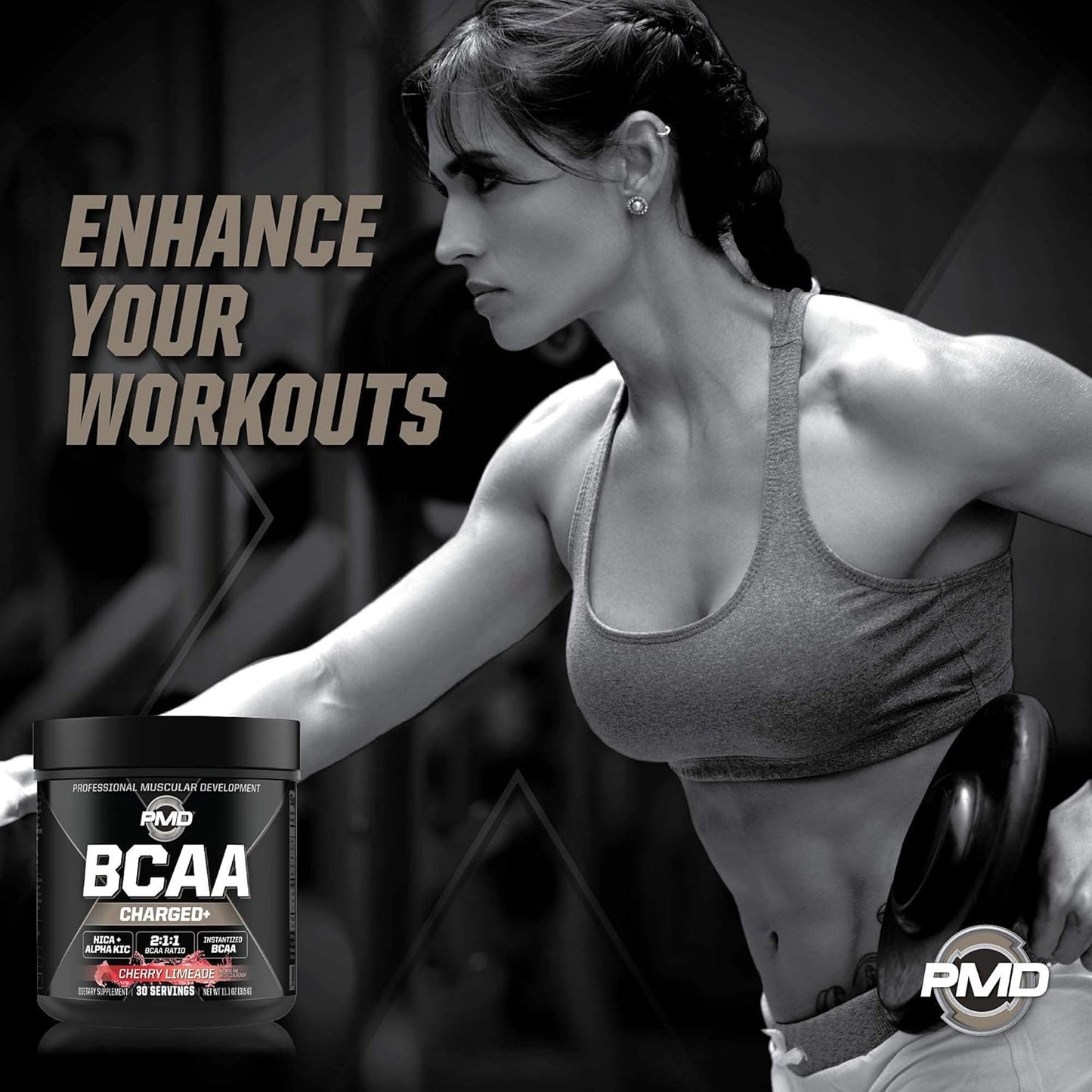 PMD Sports CG5 Creatine & L-Glutamine + BCAA Cherry Limeade Combo - 90 Servings for Recovery & Performance