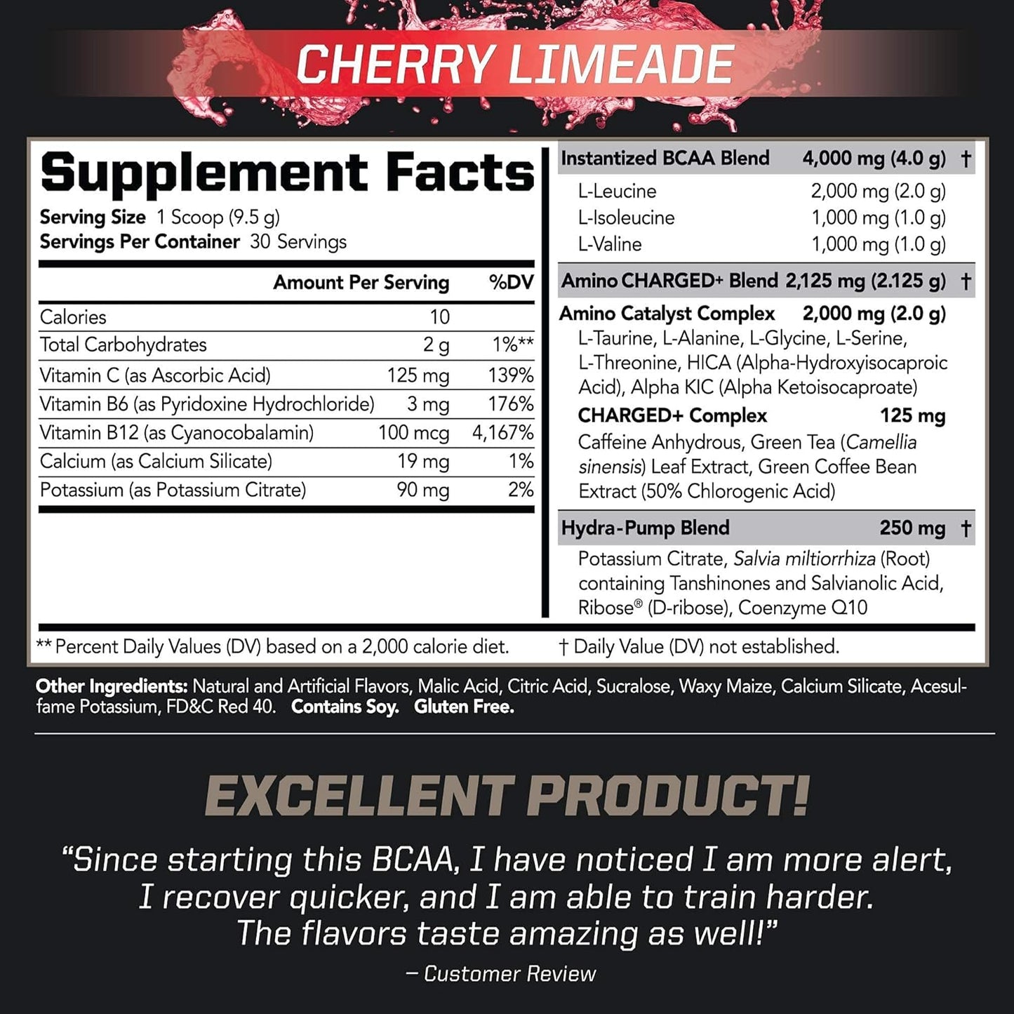 PMD Sports CG5 Creatine & L-Glutamine + BCAA Cherry Limeade Combo - 90 Servings for Recovery & Performance