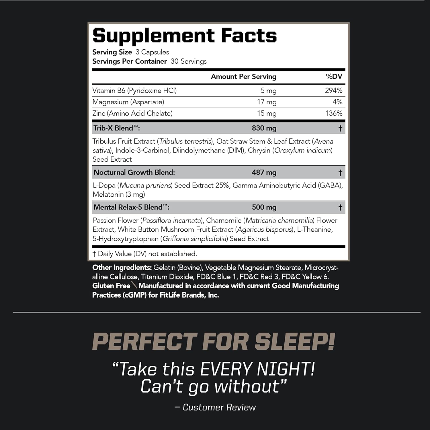 PMD Sports Z-Test Nighttime Testosterone Support Capsules - Sleep Aid for Muscle Recovery and Growth - Anabolic Relaxation Formula - 90 Count