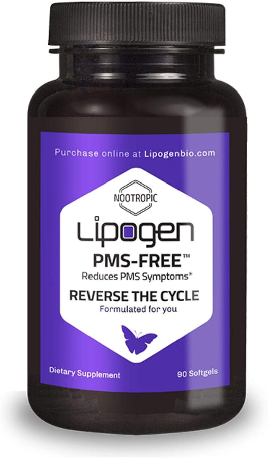 PMS Relief Supplement with Phosphatidylserine & Phosphatidic Acid for Mood & Hormone Balance - 90 Softgels