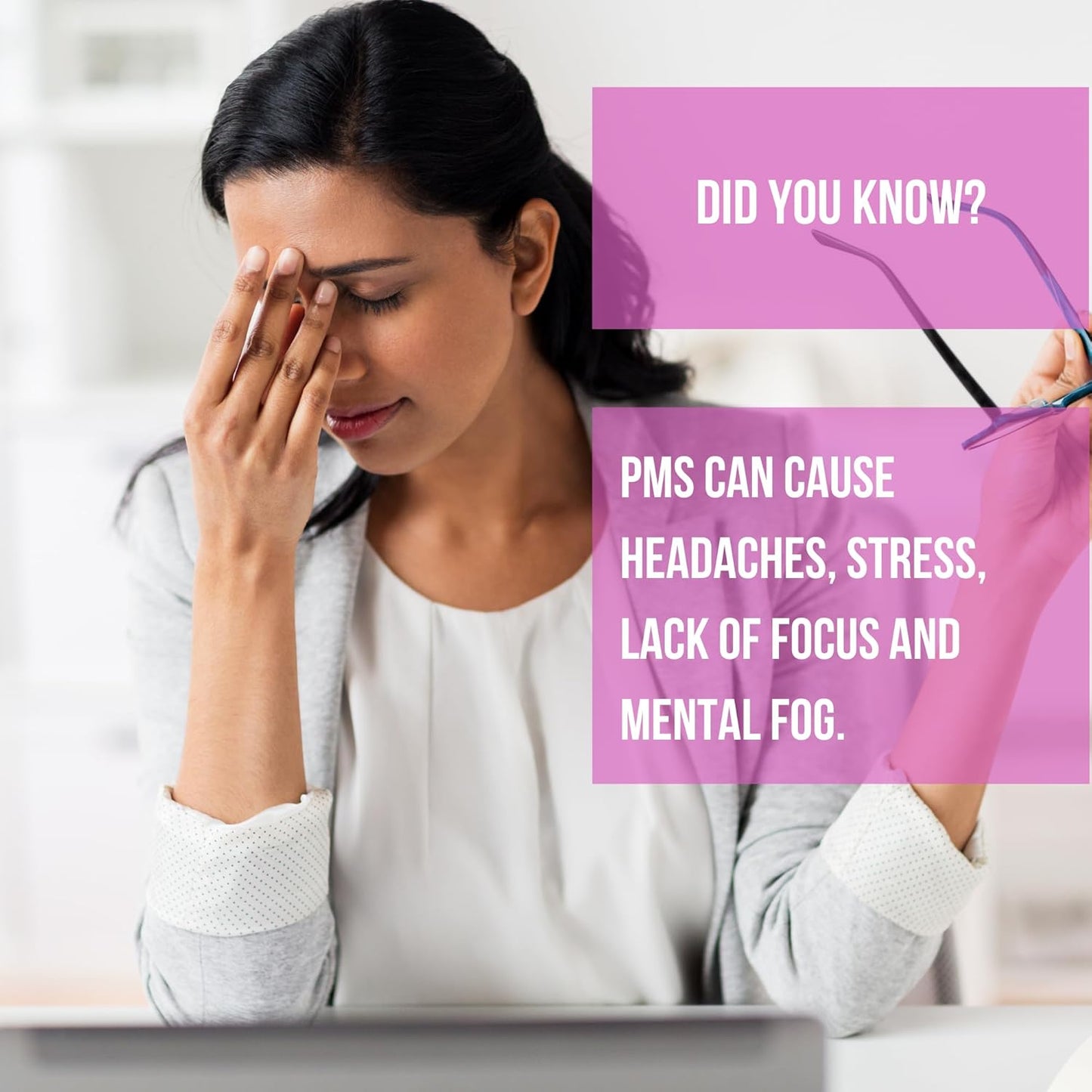 PMS Relief Supplement with Phosphatidylserine & Phosphatidic Acid for Mood & Hormone Balance - 90 Softgels