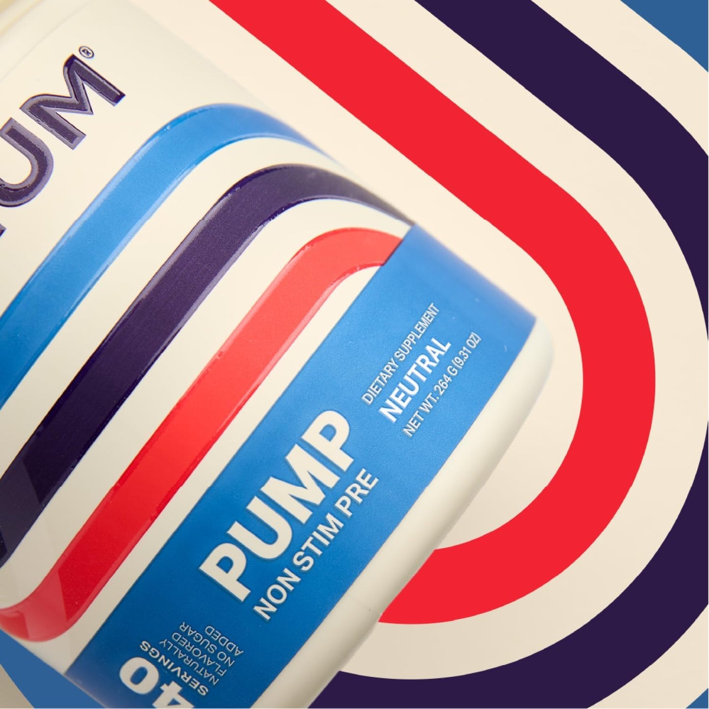 Podium Nutrition Pump Stimulant-Free Pre-Workout - 40 Servings, Neutral Flavor