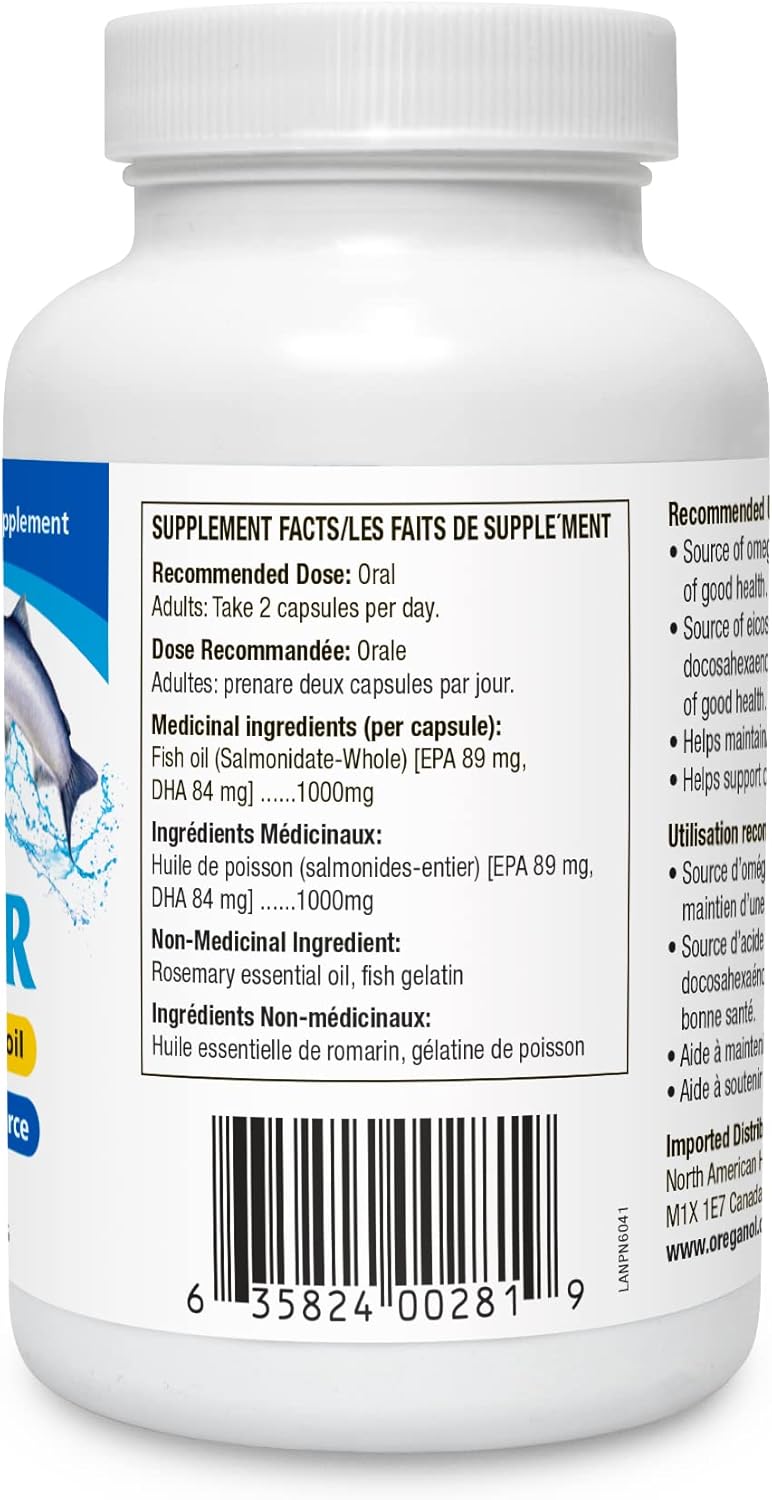 Polar Power Gel-Capsules by North American Herb & Spice - 60 Fish Oil Capsules