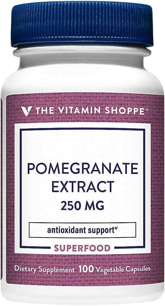 Pomegranate Extract Capsules - 250MG Antioxidant for Cellular Health - The Vitamin Shoppe