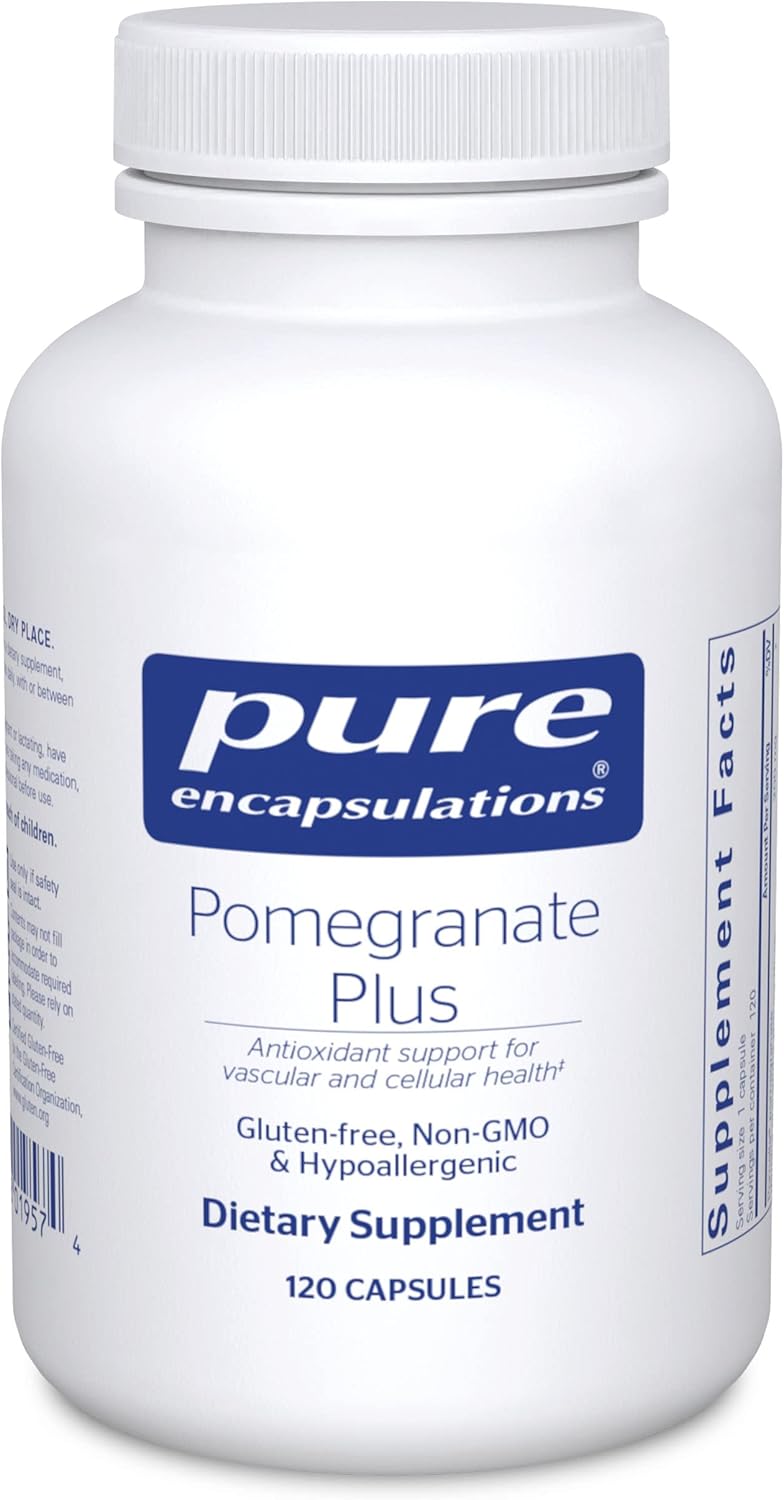 Pomegranate Plus Capsules for Vascular and Cellular Health - 120 Count