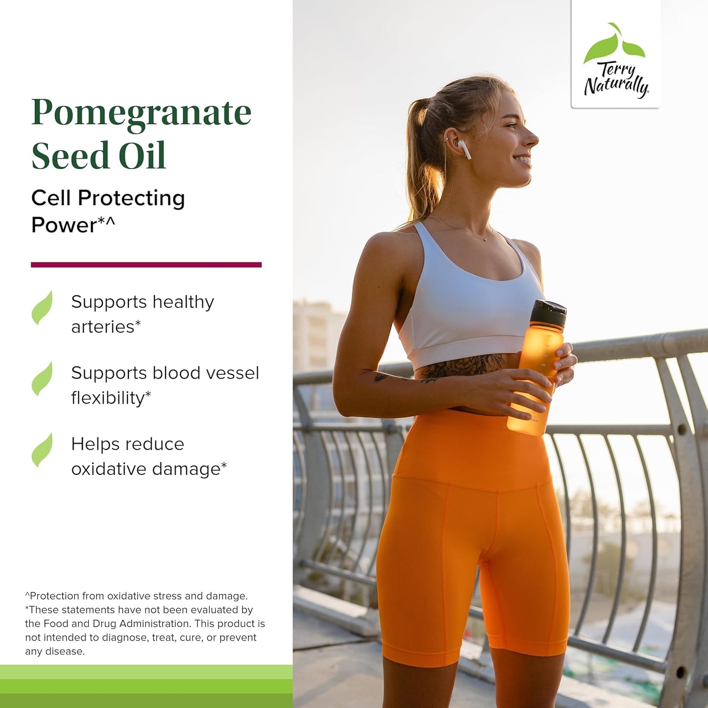 Pomegranate Seed Oil Softgels - Herbal Non-GMO Supplement for Cardiovascular Health - Omega-5 & Extract - 120 Softgels (2 Pack)