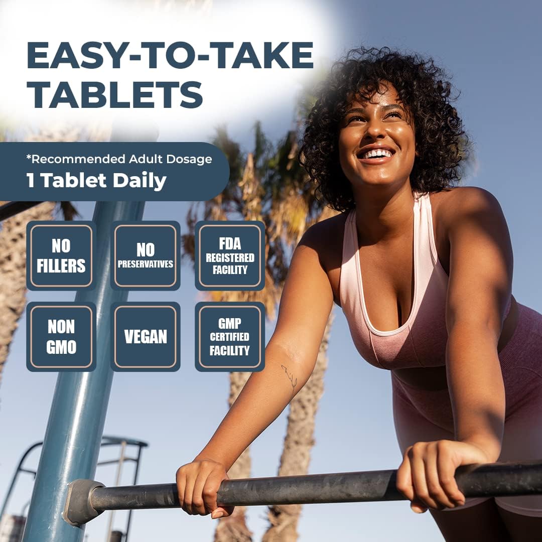 Pomona Wellness 50mg Zinc Supplements for Adults - Skin & Immune Support, Antioxidant, Vegan, Non-GMO - 100 Tablets, Easy to Swallow