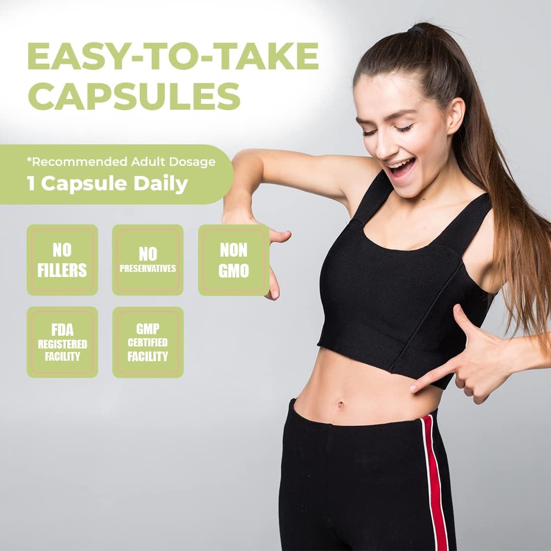 Pomona Wellness Digestive Enzyme Probiotic Supplement, 325mg, Supports Healthy Digestion and Gut Health, Non-GMO, 100 Count - Reduce Gas and Bloating