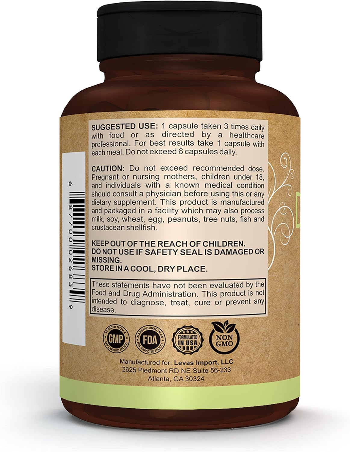 Pomona Wellness Digestive Enzyme Probiotic Supplement, 325mg, Supports Healthy Digestion and Gut Health, Non-GMO, 100 Count - Reduce Gas and Bloating