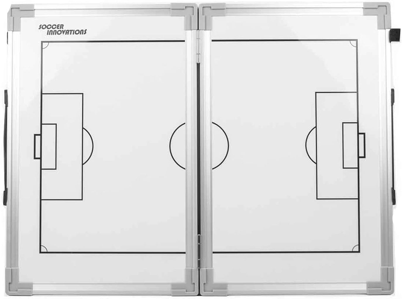 Portable Hinged Magnetic Tactic Coaching Board for Soccer Coaches - Dry Erase Whiteboard for Tactical Analysis at All Levels