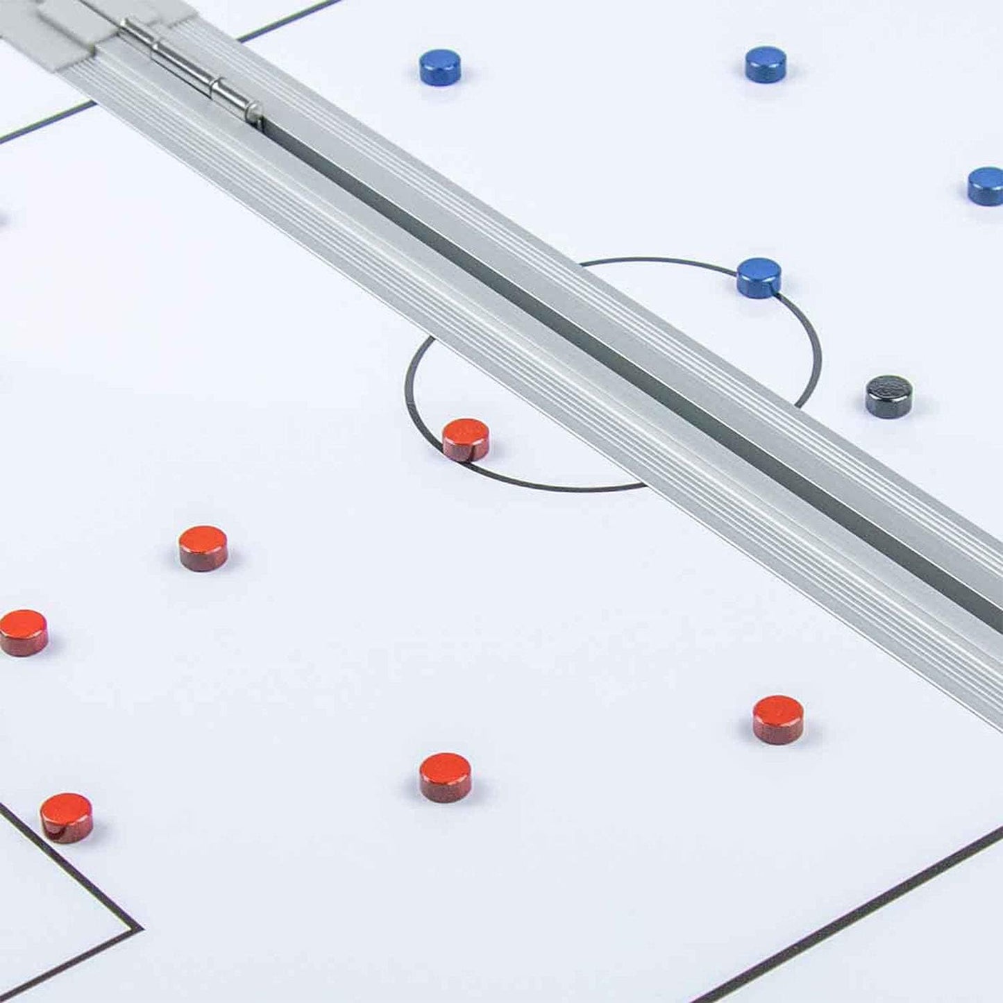 Portable Hinged Magnetic Tactic Coaching Board for Soccer Coaches - Dry Erase Whiteboard for Tactical Analysis at All Levels