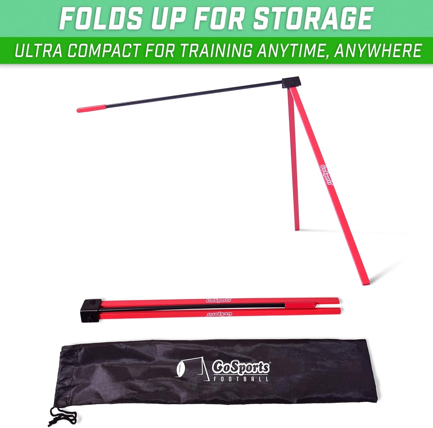Portable Metal Football Kicking Tee Stand for Field Goal Kicks - Compatible with All Football Sizes