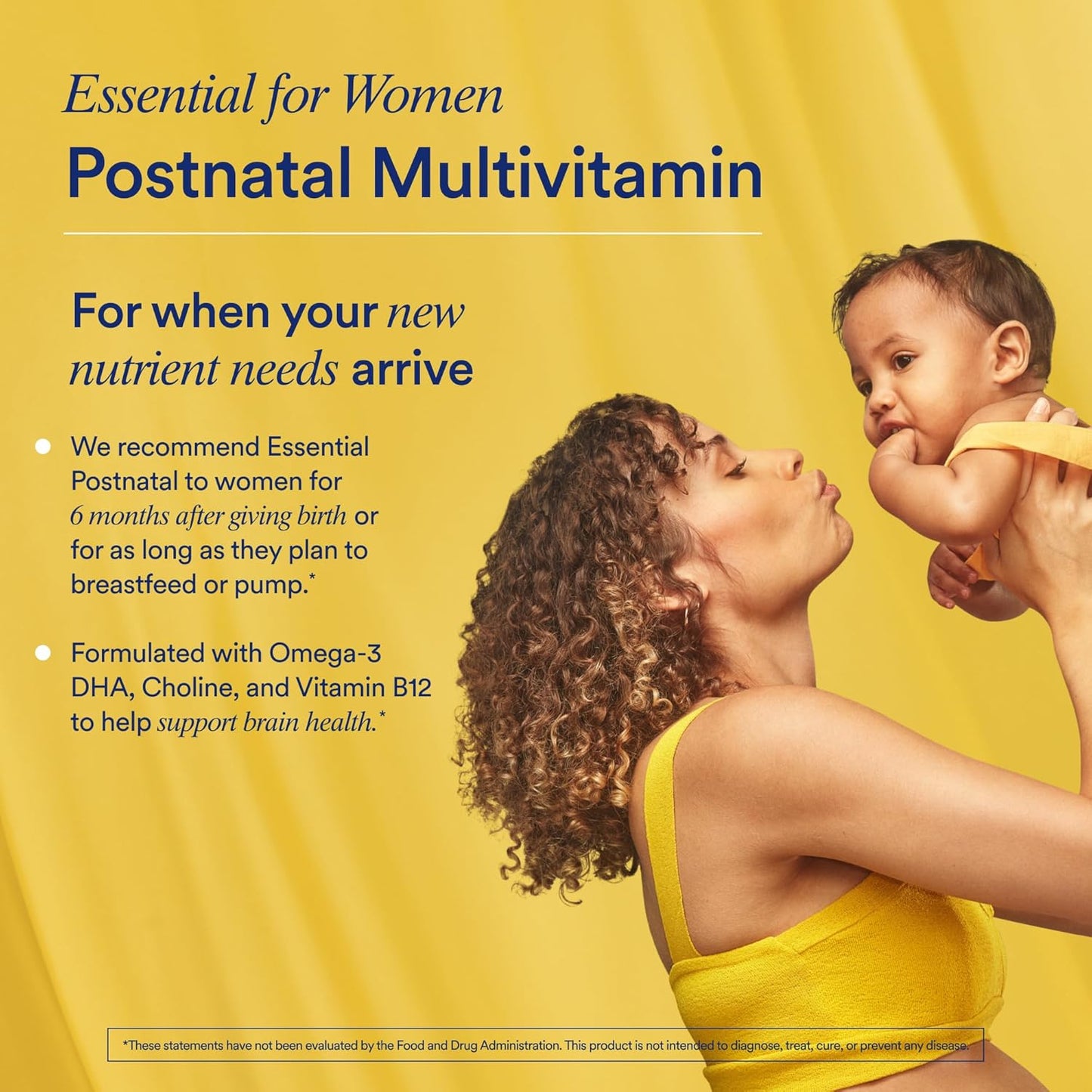 Postnatal Multivitamin and Gut Duo Supplements: 3-in-1 Support for Lactation and Gut Health, 30 Day Supply