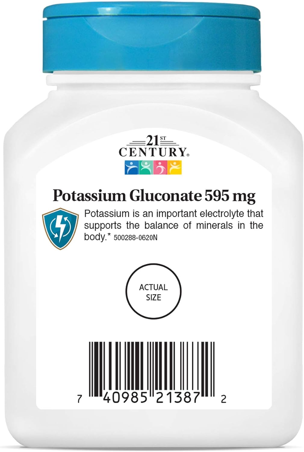 Potassium 595 mg Tablets for 21st Century, 330 Count (Pack of 3)