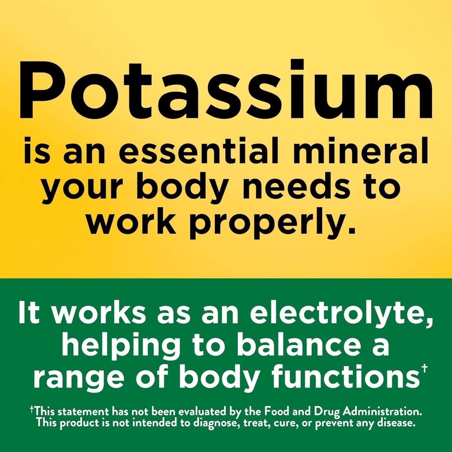 Potassium Gluconate 550mg Tablets - 100 Count by Nature Made