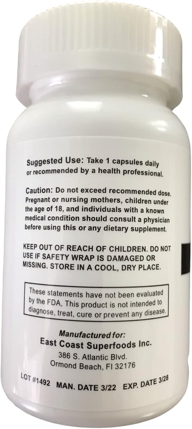 Potassium Iodide Capsules - 130 Mg, 100 Count (Pack of 6) by Daytona Health Solutions
