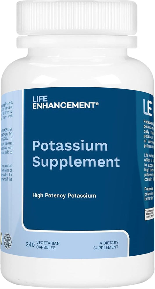 Potassium Supplement for Life Enhancement, 1020 mg, 240 Capsules, 120 Servings