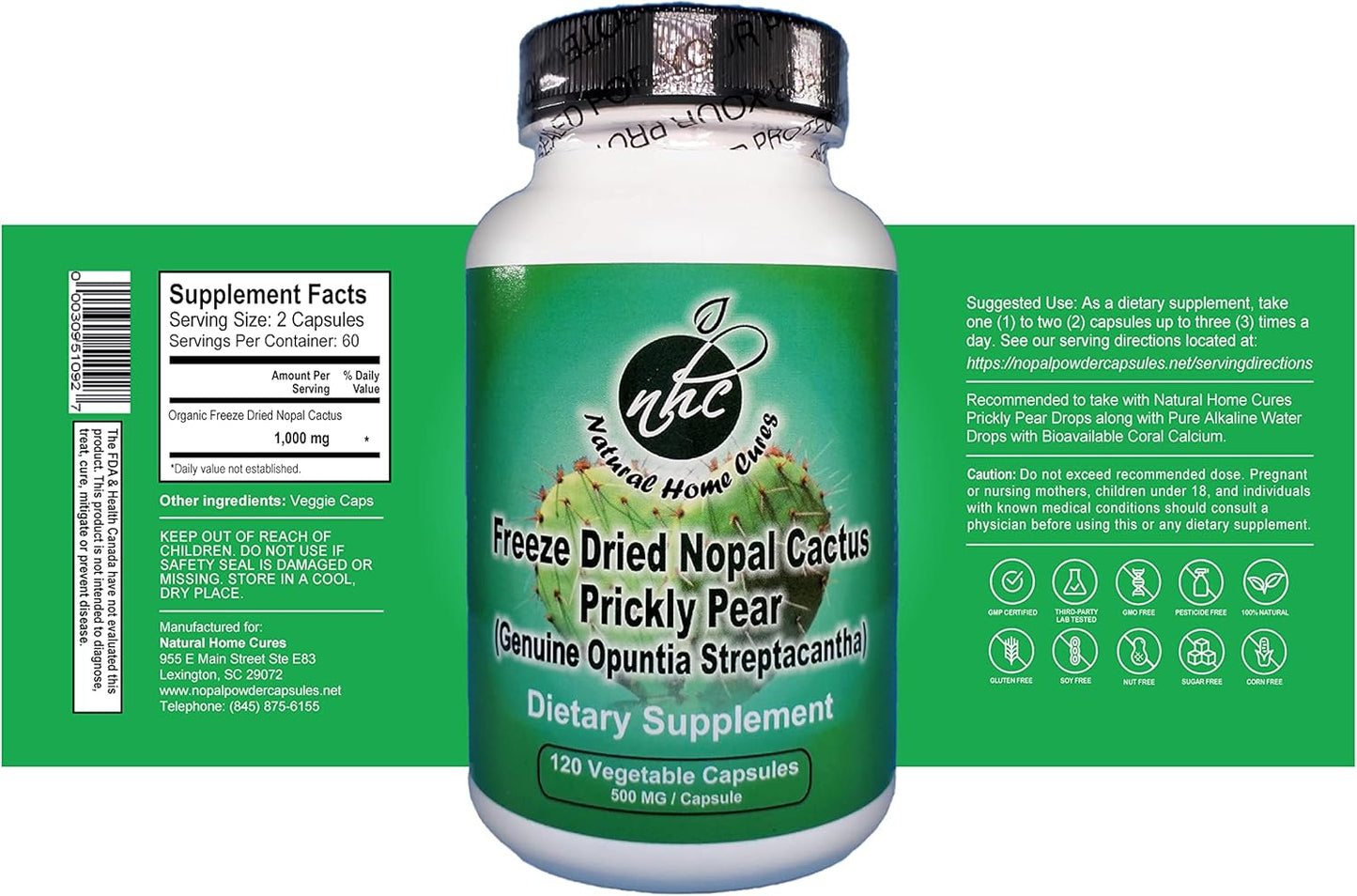 Potent Natural Prickly Pear Cactus Extract Tincture with Betalains - 2oz Bottle