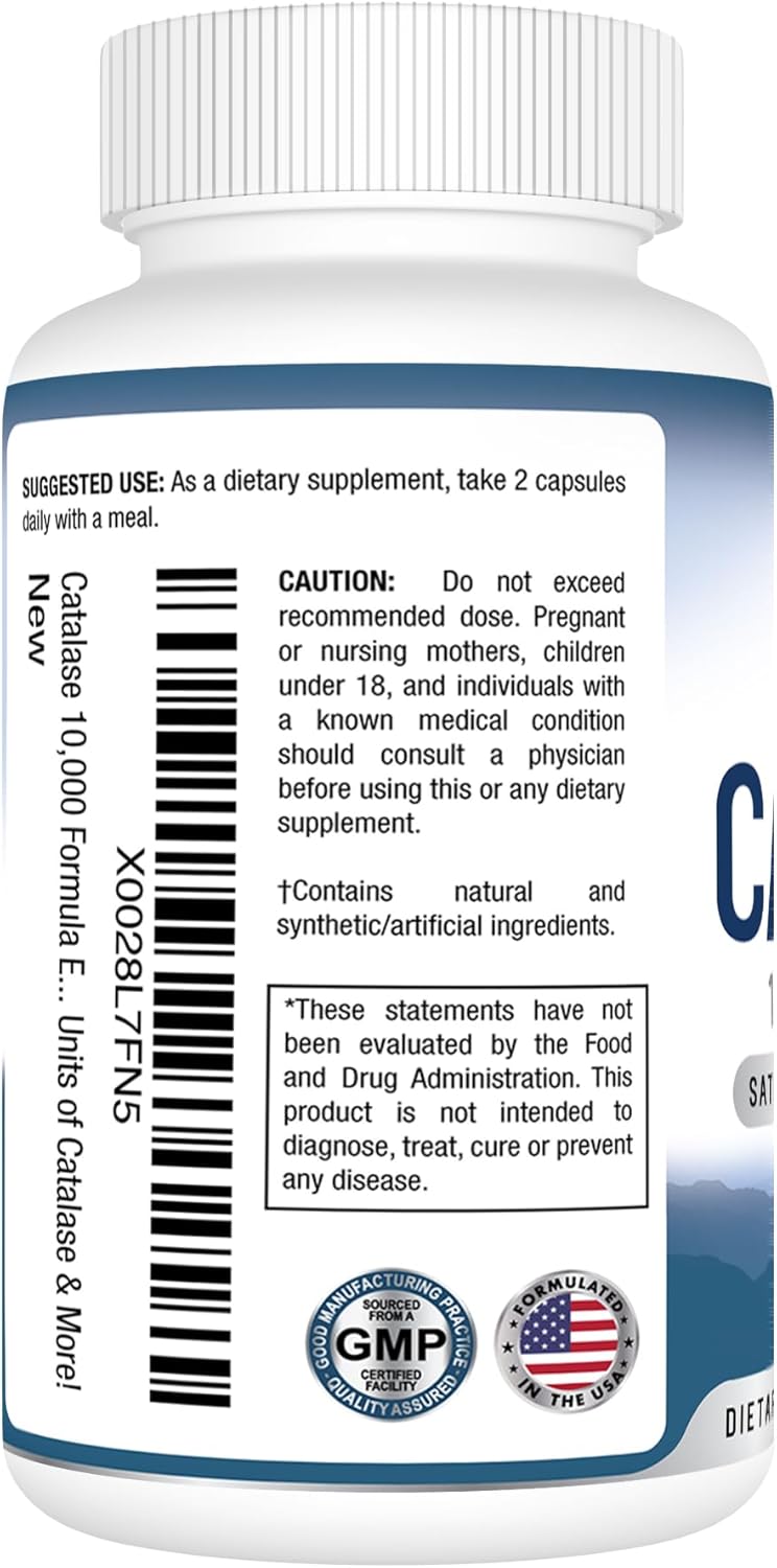 Powerful Hair Strengthening Supplement with Catalase, Saw Palmetto, Biotin, Fo-Ti, PABA - 180 Capsules x 3 (90-Day Supply) - Best Earth Naturals