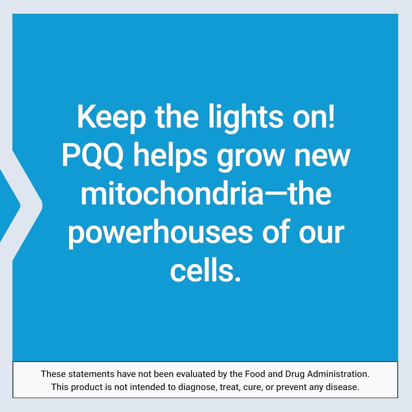 PQQ Capsules 10mg - Supports Mitochondrial Growth, ATP Production - Gluten-Free, Non-GMO, Vegetarian - 30 Capsules