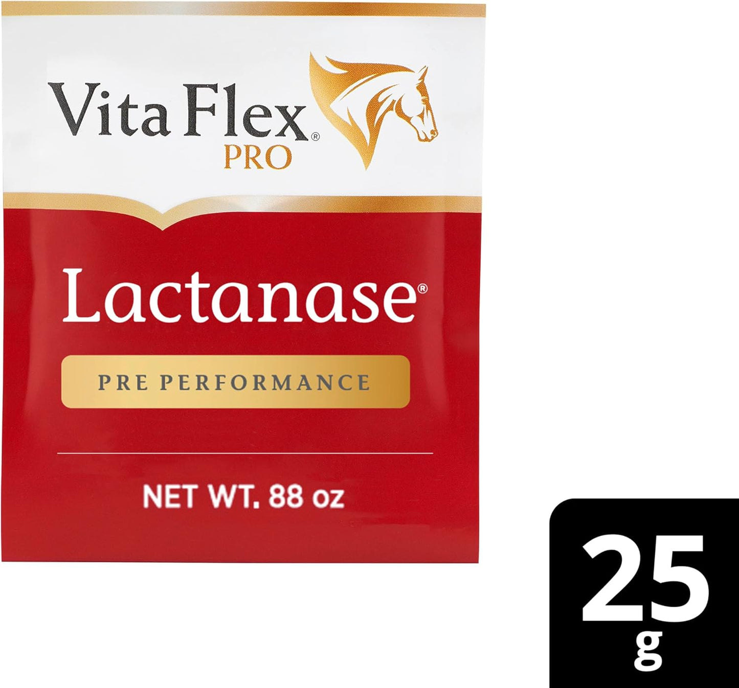 Pre Performance Muscle and Metabolism Support Supplement for Horses - Vita Flex Pro Lactanase, Show Safe Formula