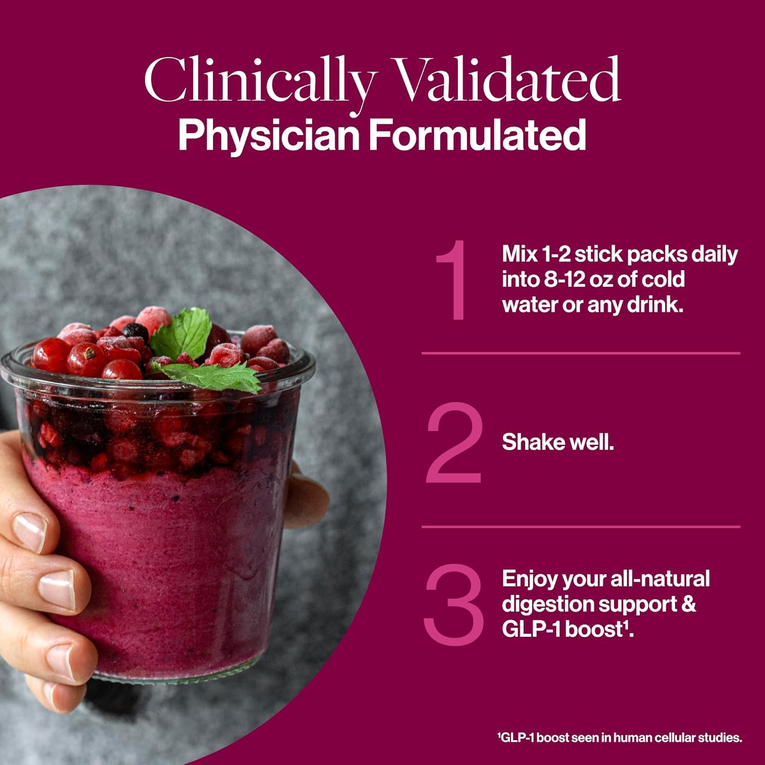 Prebeet Prebiotic Fiber Supplement - Gut Health Drink Mix for Men & Women, On-The-Go Prebiotic Powder Packets, Gluten-Free - 30 Stick Packs