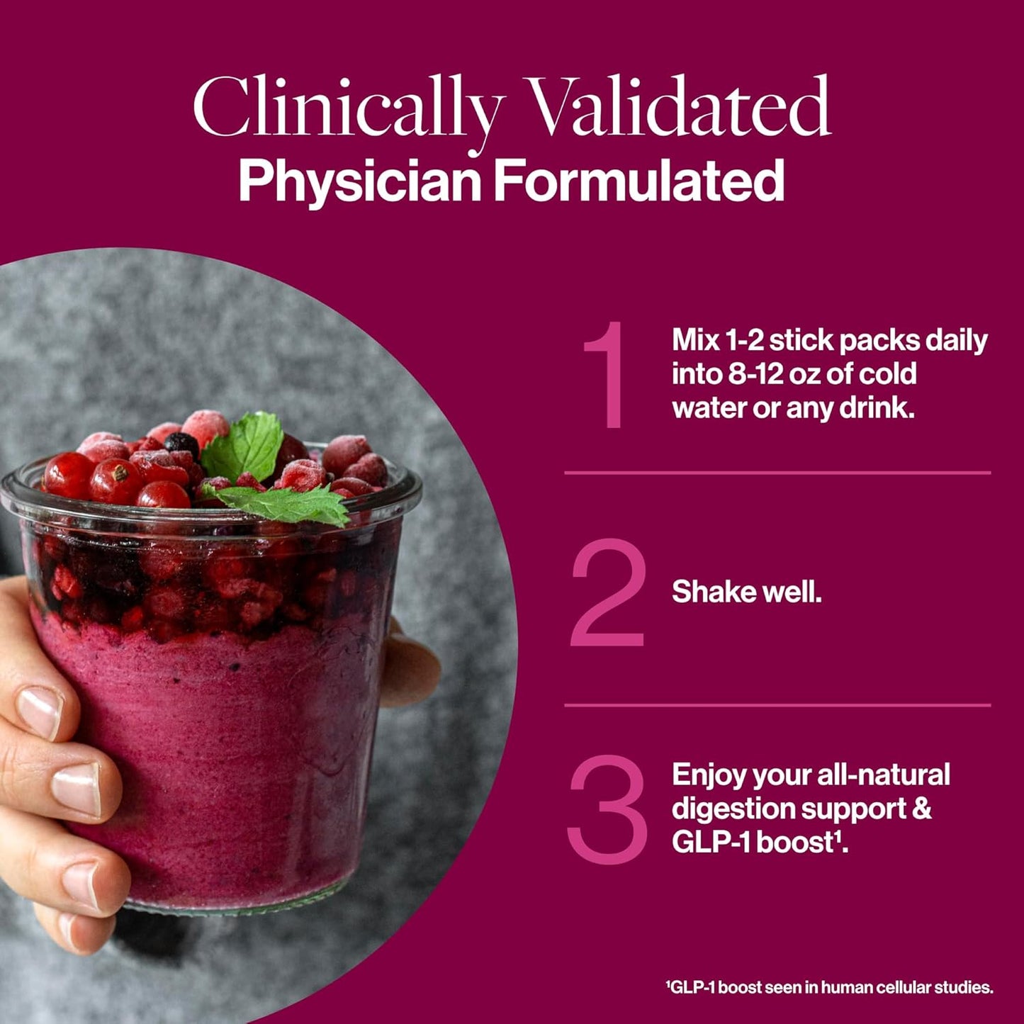 Prebeet Prebiotic Fiber Supplement - Gut Health Drink Mix for Men & Women, On-The-Go Prebiotic Powder Packets, Gluten-Free - 30 Stick Packs