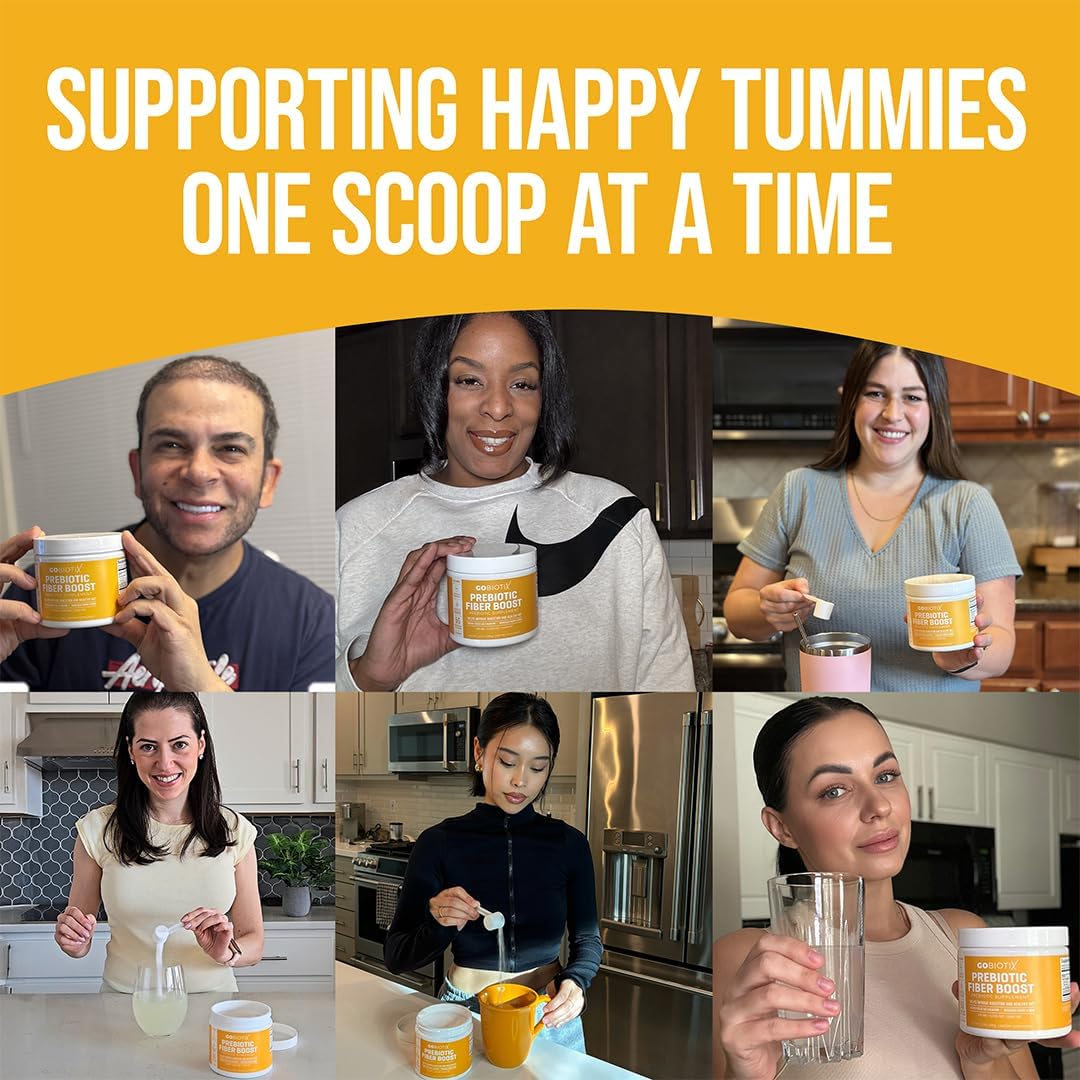 Prebiotic Soluble Fiber Powder Supplement for Gut Health - Vegan Keto Friendly - Gluten & Sugar Free - 35 Servings (3 Pack)