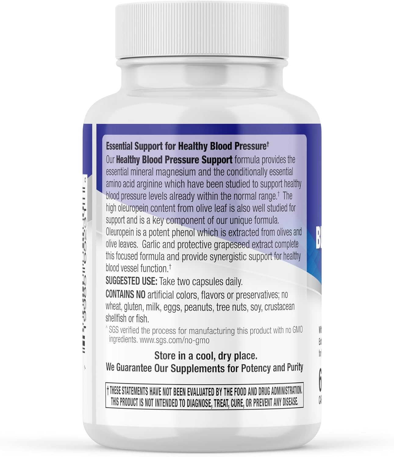 PREDIA WynnPharm Blood Pressure Support Capsules - 30 Count Pack (1 Bottle)