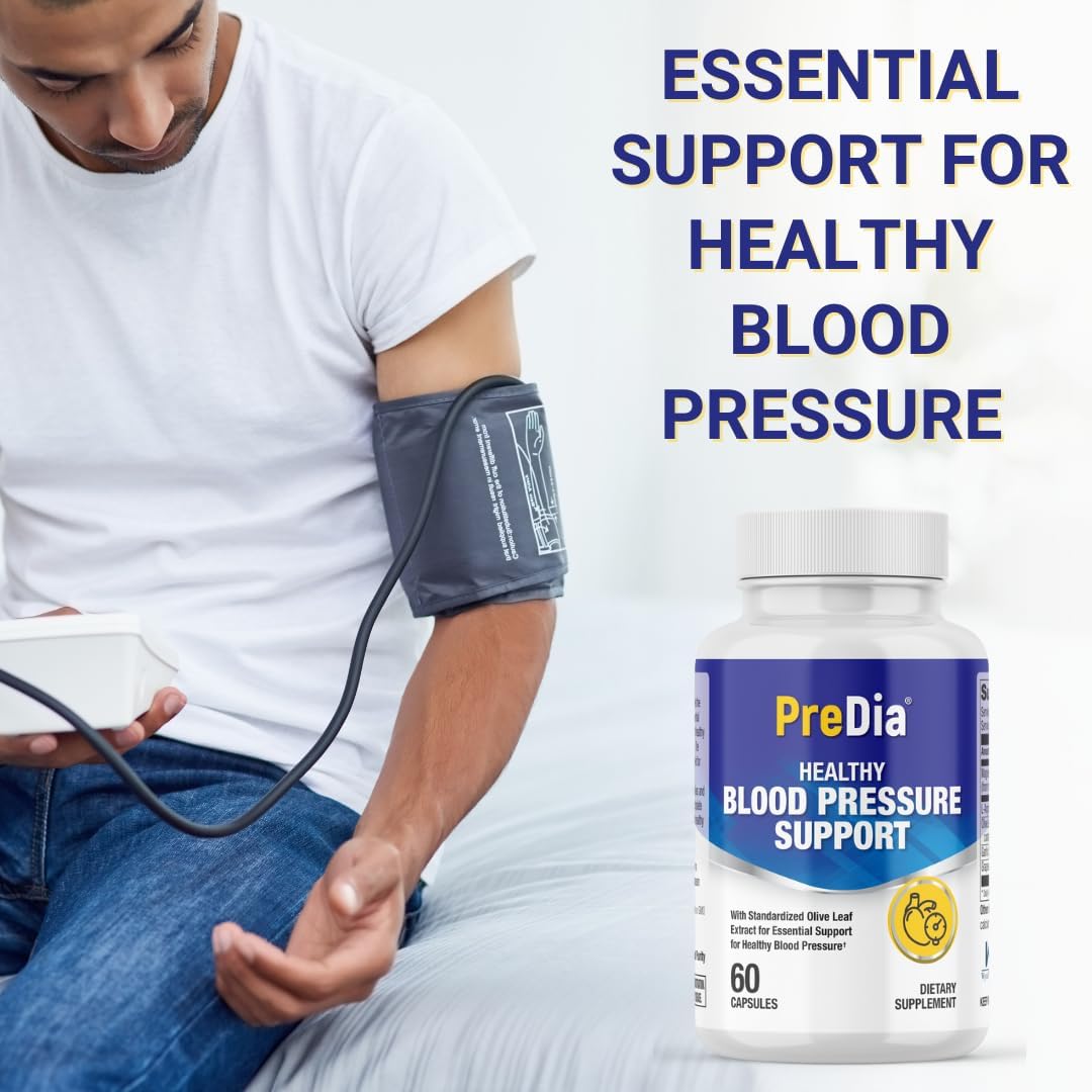 PREDIA WynnPharm Blood Pressure Support Capsules - 30 Count Pack (1 Bottle)