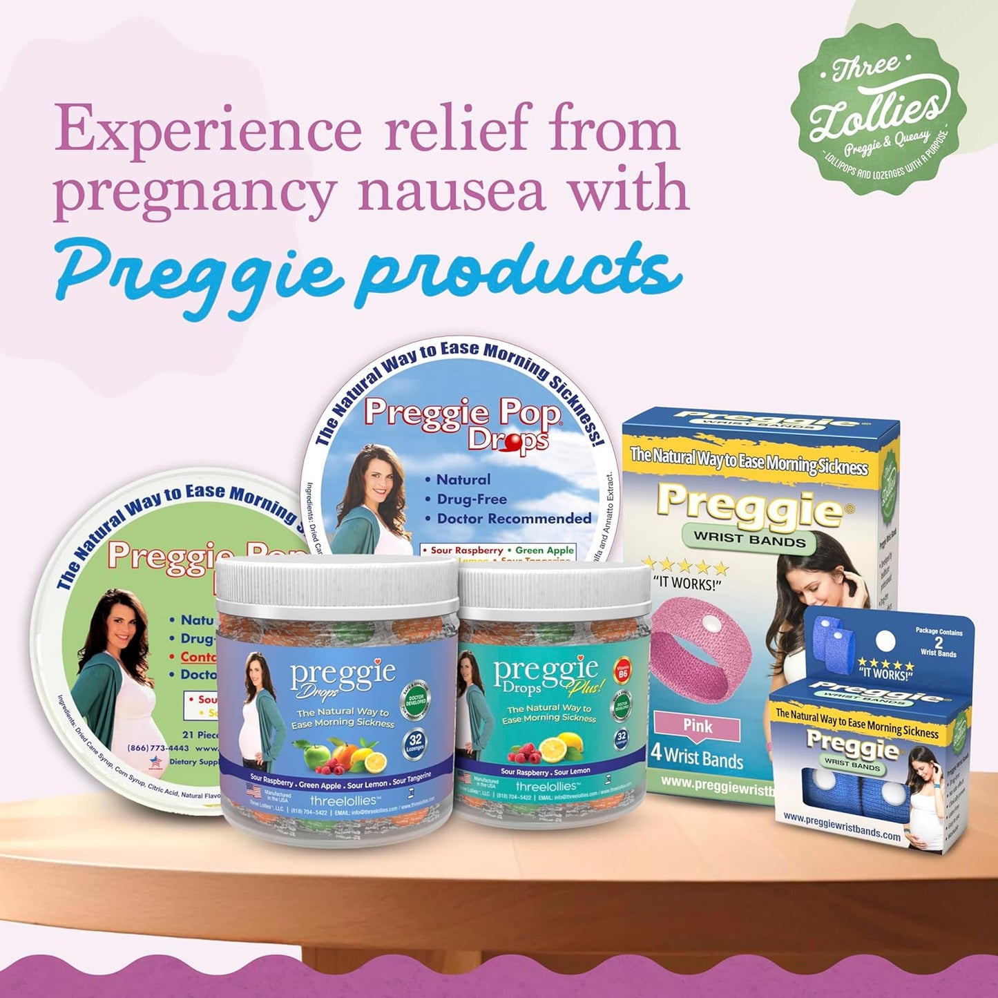 Preggie Hydration Packets for Morning Sickness Relief - Natural Support for Digestive Health & Nausea During Pregnancy - 10 Packets