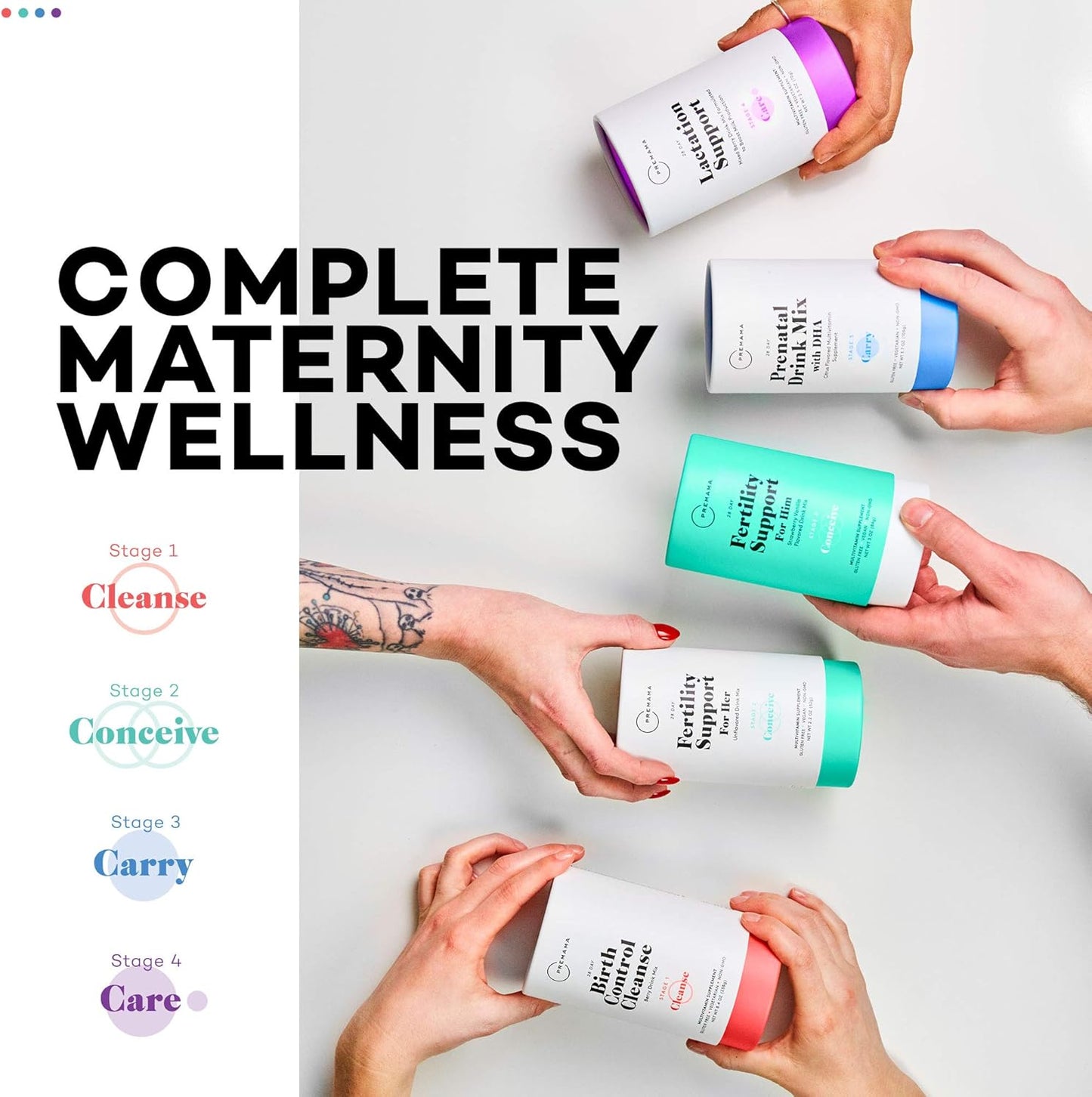 Premama Prenatal Vitamins: Once Daily Multivitamin for Women with DHA, Folate, and Choline - Fertility Support, Non GMO, Vegan, Gluten Free - 28 Capsules (Pack of 3)