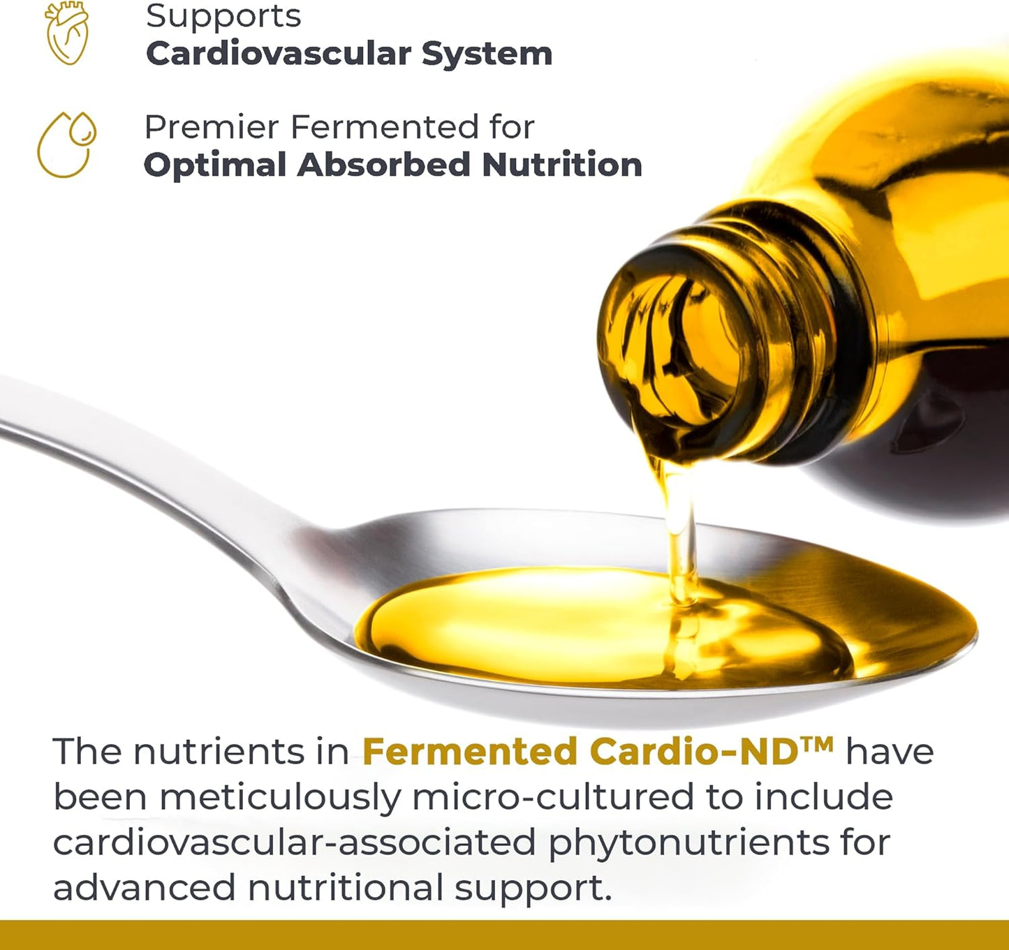 Premier Research Labs Cardio-ND: Heart Health Support with Hawthorn Berries & Probiotics - Vegan Probiotic Supplement - 8 Fl oz