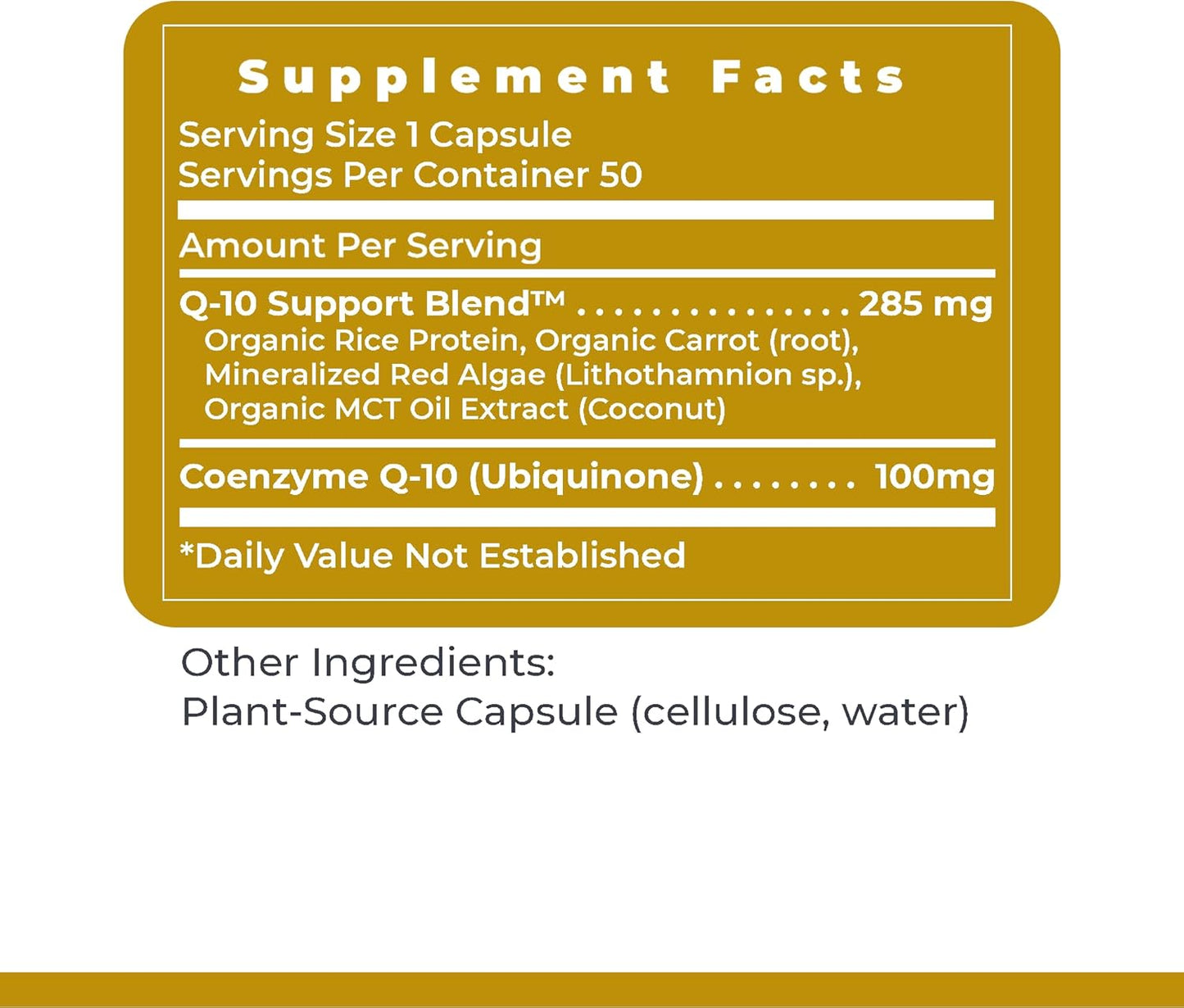 Premier Research Labs CoQ-10 Capsules - Vegan, Live-Source, Fermented (100mg; Trans Isomer) - Premier Cardiovascular, Nerve, Brain, and Immune Support